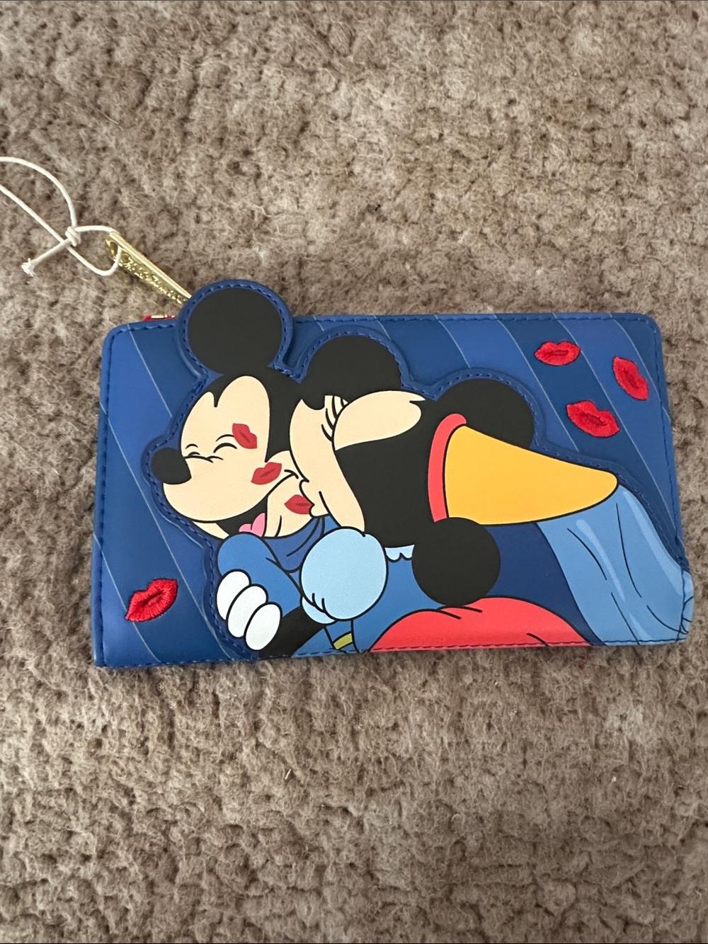 Loungefly- Disney Brave Little Tailor Mickey Minnie Flat Wallet - Picture 2 of 10